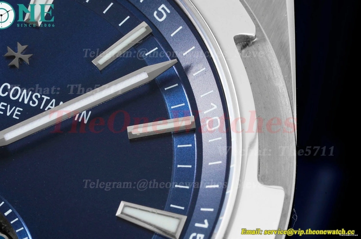 RU 6000V Overseas BBR ref Stk Tourbillon SS Blue 0110